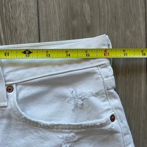 Denim Forum | White The Ex Boyfriend Short - Picture 7 of 9